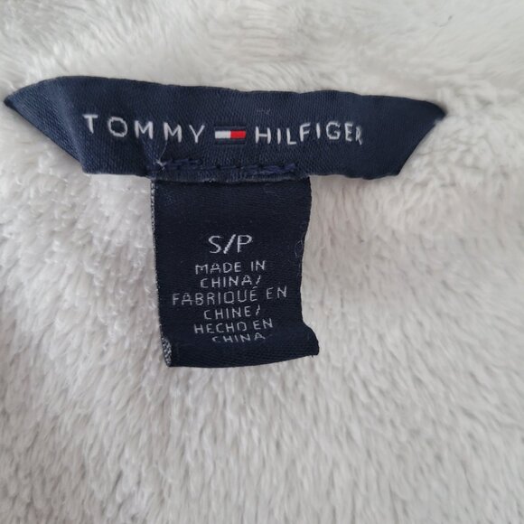 Y2K Tommy Hilfiger Heavyweight Zip Front Hooded Sweatshirt, Women’s S, EUC - Picture 5 of 9